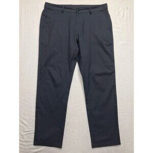 JACK ARCHER Jetsetter Pants Men 33x28 Deep Blue Stretch Tech Poly Golf Chino